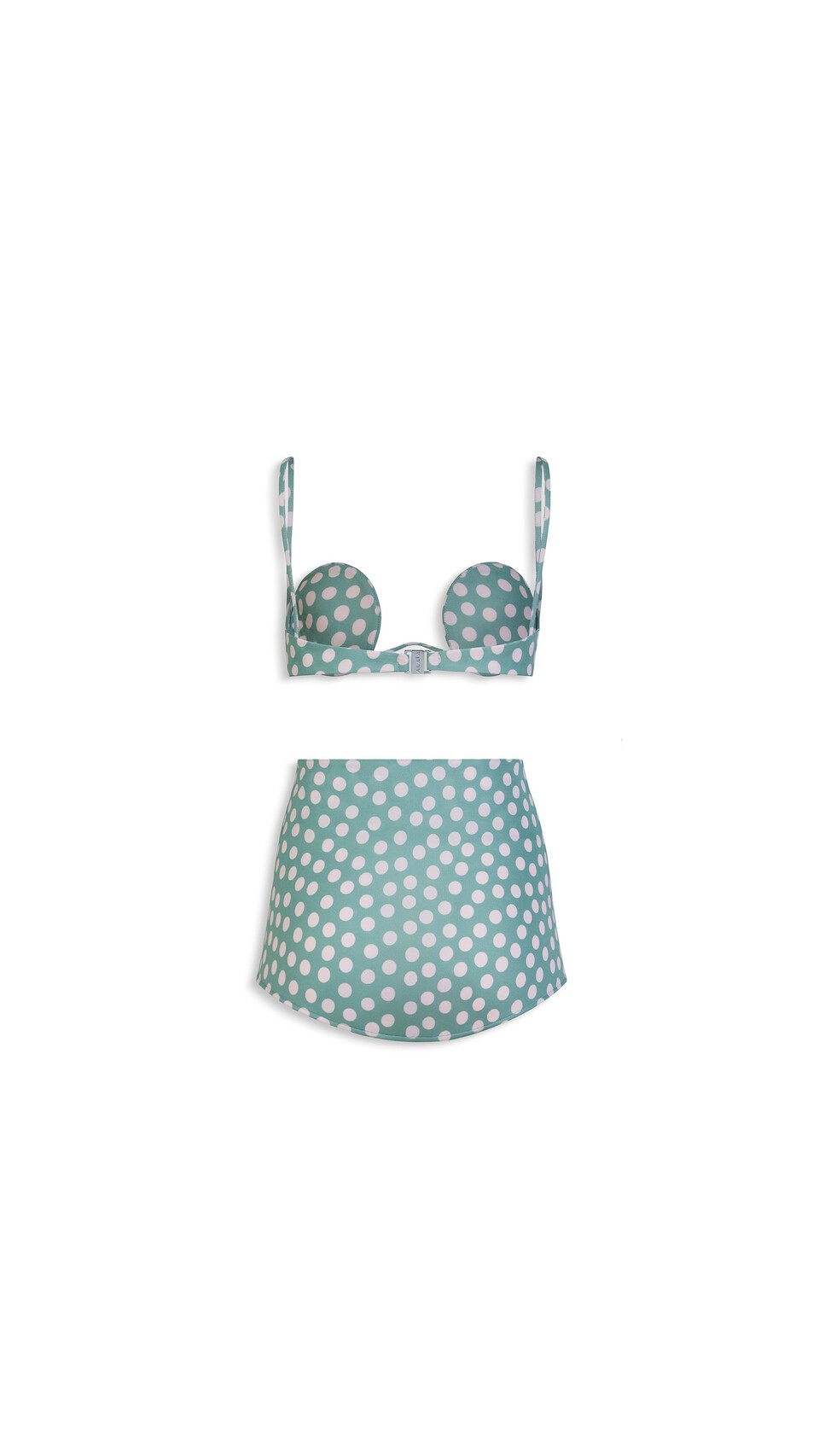 ALA&Iuml;A POLKA DOT BIKINI SET GREEN - View 5