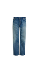 FADED BLUE - ALA&Iuml;A FLARE DENIM JEANS