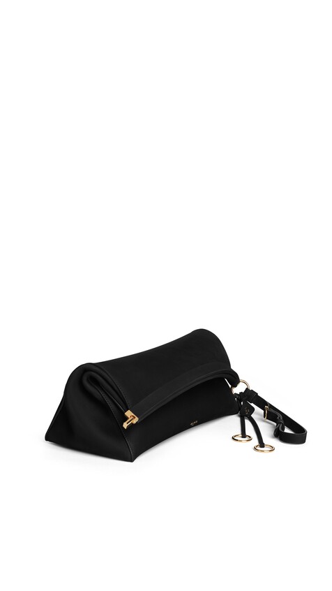 ALA&Iuml;A LE CLICK CLUTCH 42 IN NUBUCK BLACK - View 2