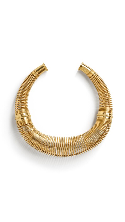 SPIRAL TORQUE NECKLACE