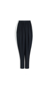 BLACK - ALA&Iuml;A STRAIGHT CADY PANTS