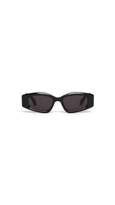 BLACK - ALA&Iuml;A OVAL SUNGLASSES