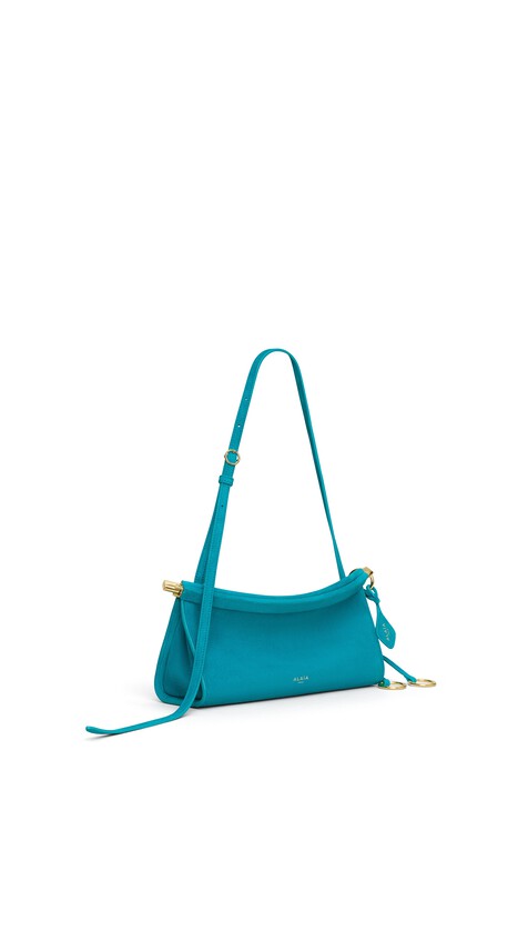 LE CLICK EAST WEST SMALL BAG IN SUEDE