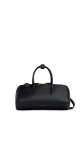BLACK - ALA&Iuml;A DELTA SMALL BAG IN BOX CALFSKIN