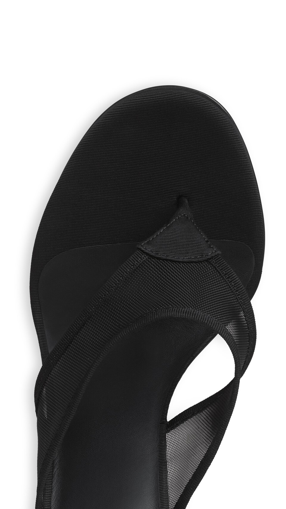 ALA&Iuml;A MULES TONG IN MESH BLACK - View 4