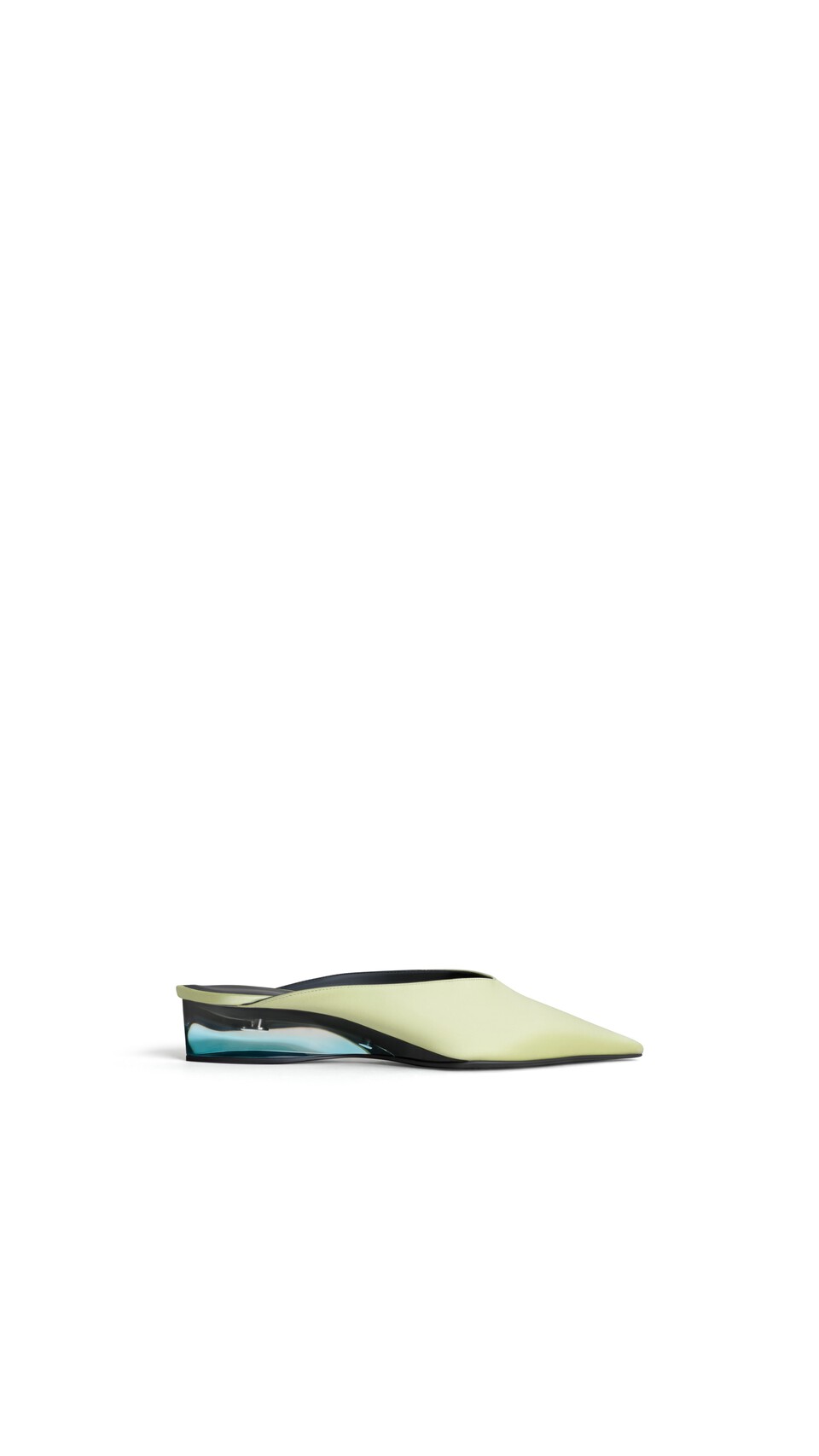 ALA&Iuml;A MULE INVISIBLE IN SATIN ANICE