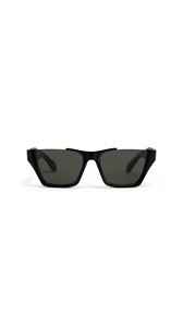 BLACK - ALA&Iuml;A RECTANGULAR SUNGLASSES
