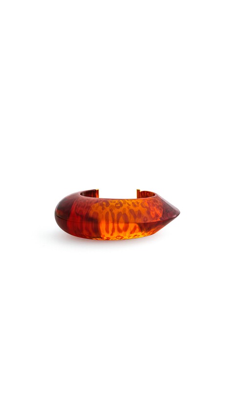 ALA&Iuml;A EDGE MEDIUM CUFF BROWN