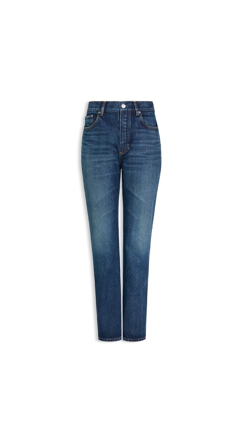 ALA&Iuml;A SKINNY DENIM JEANS DOCK BLUE