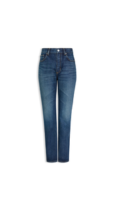 DOCK BLUE - ALA&Iuml;A SKINNY DENIM JEANS