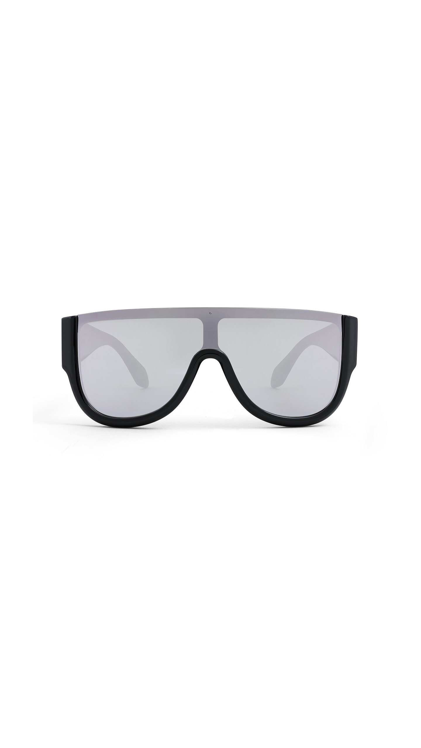ALA&Iuml;A MASK SUNGLASSES SILVER/BLACK