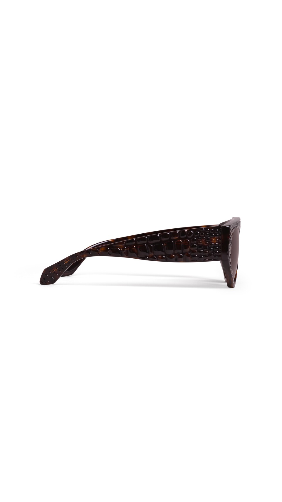 ALA&Iuml;A AVIATOR MASK SUNGLASSES HAVANA - View 2