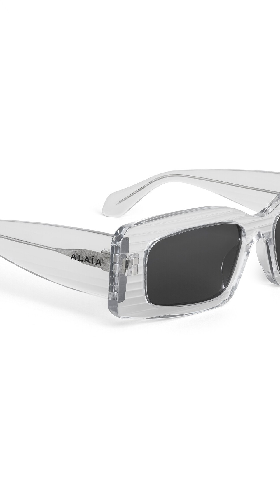 ALA&Iuml;A RECTANGULAR SUNGLASSES CRYSTAL - View 2