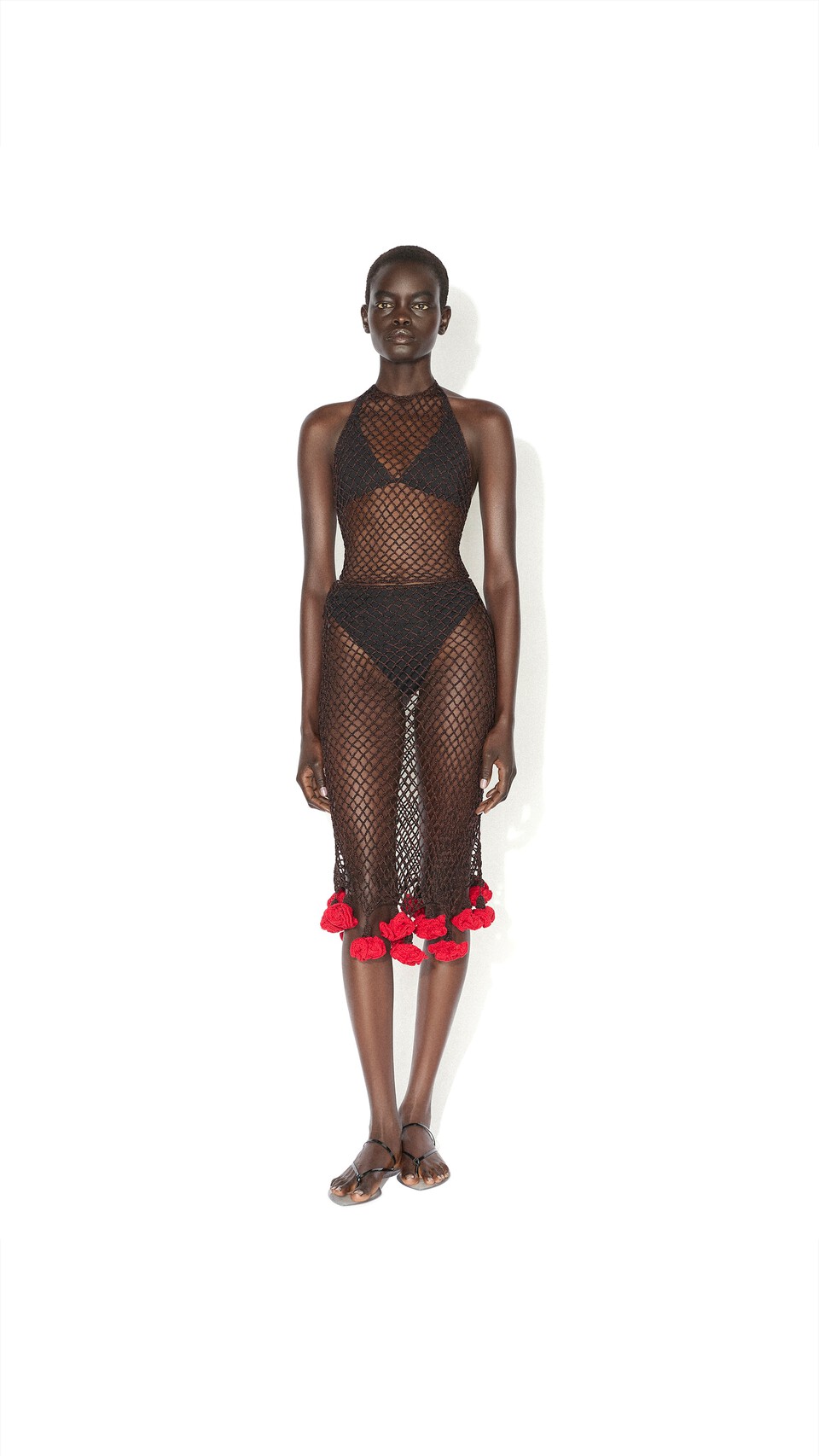ALA&Iuml;A TASSEL BIKINI SET BLACK - View 2
