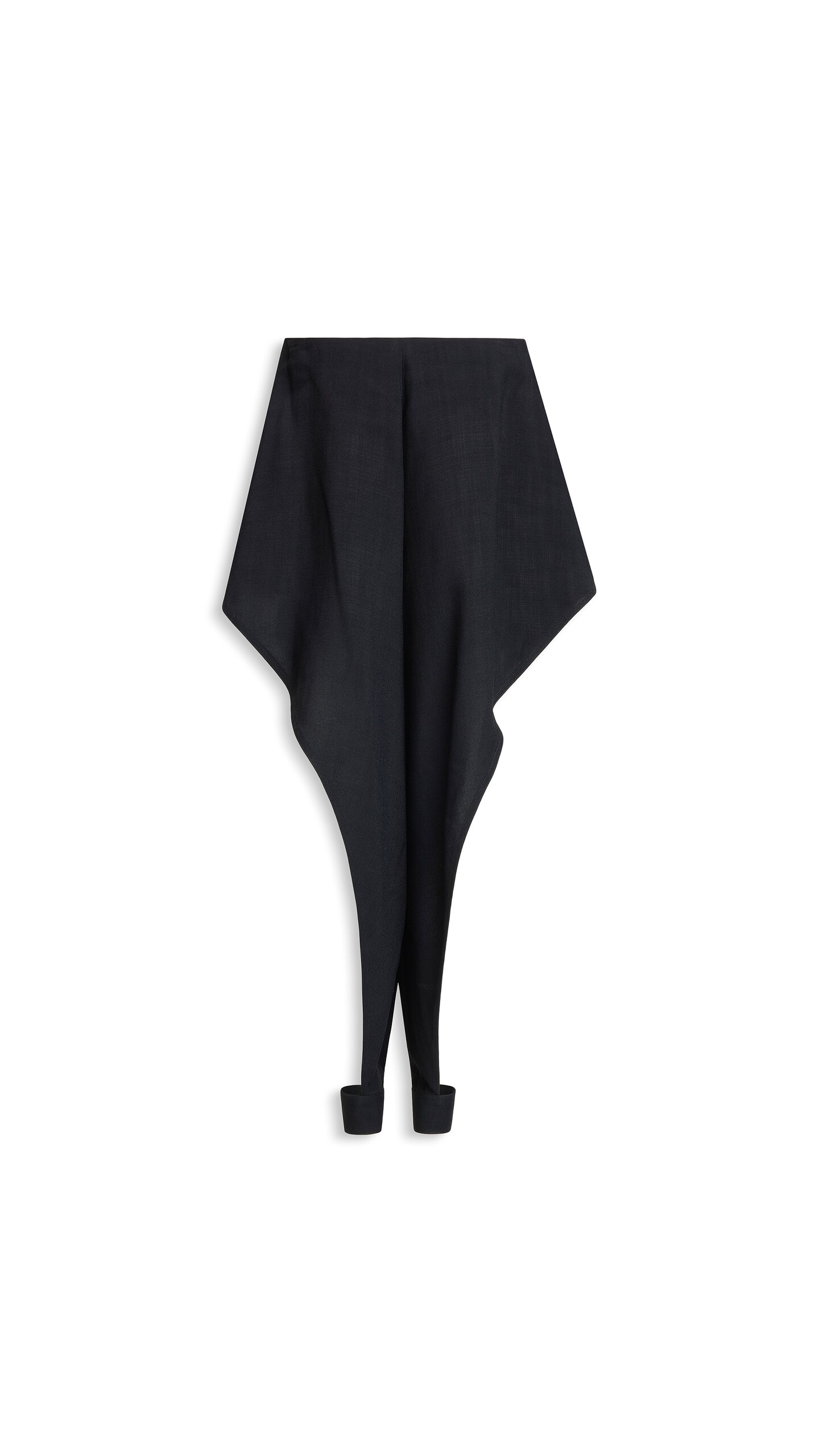 ALA&Iuml;A TAILORED POINTED PANTS BLACK