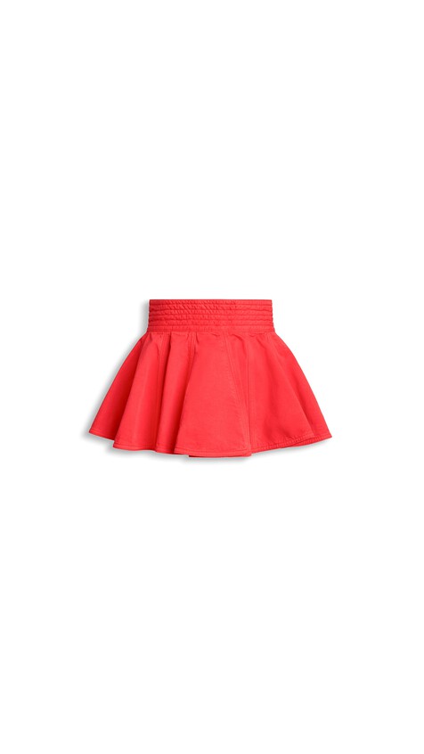 ALA&Iuml;A DENIM PEPLUM BELT 