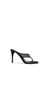BLACK - ALA&Iuml;A MULES TONG IN MESH