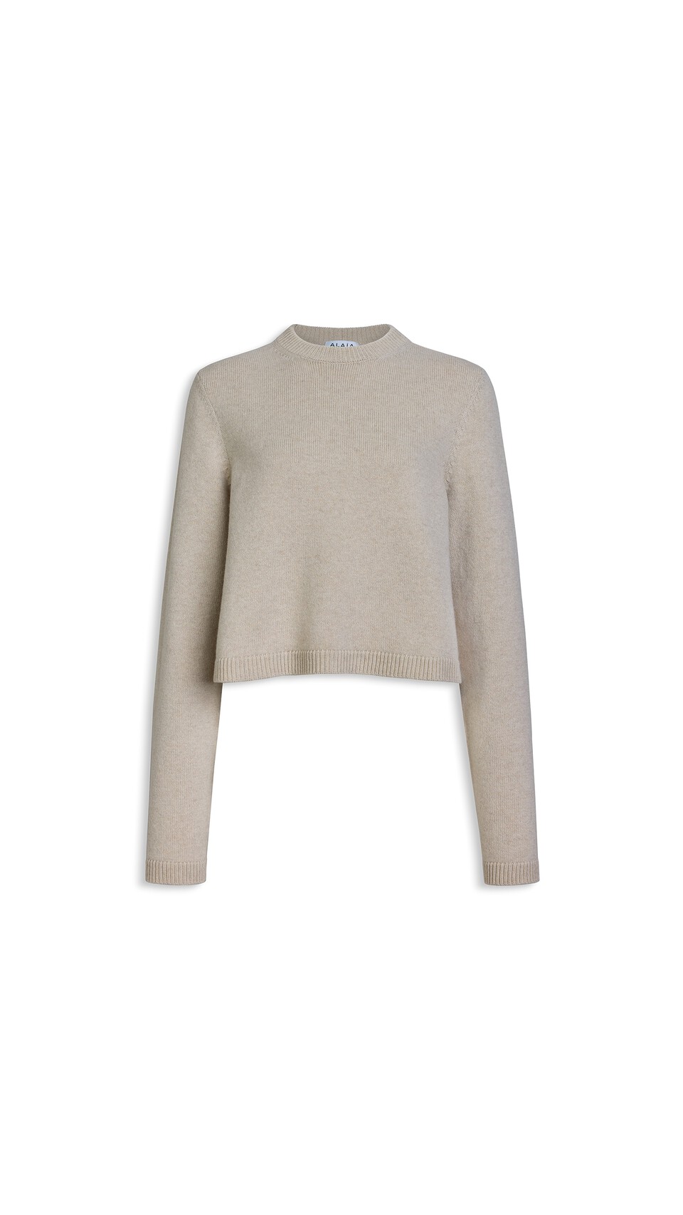 ALA&Iuml;A CASHMERE JUMPER SAND