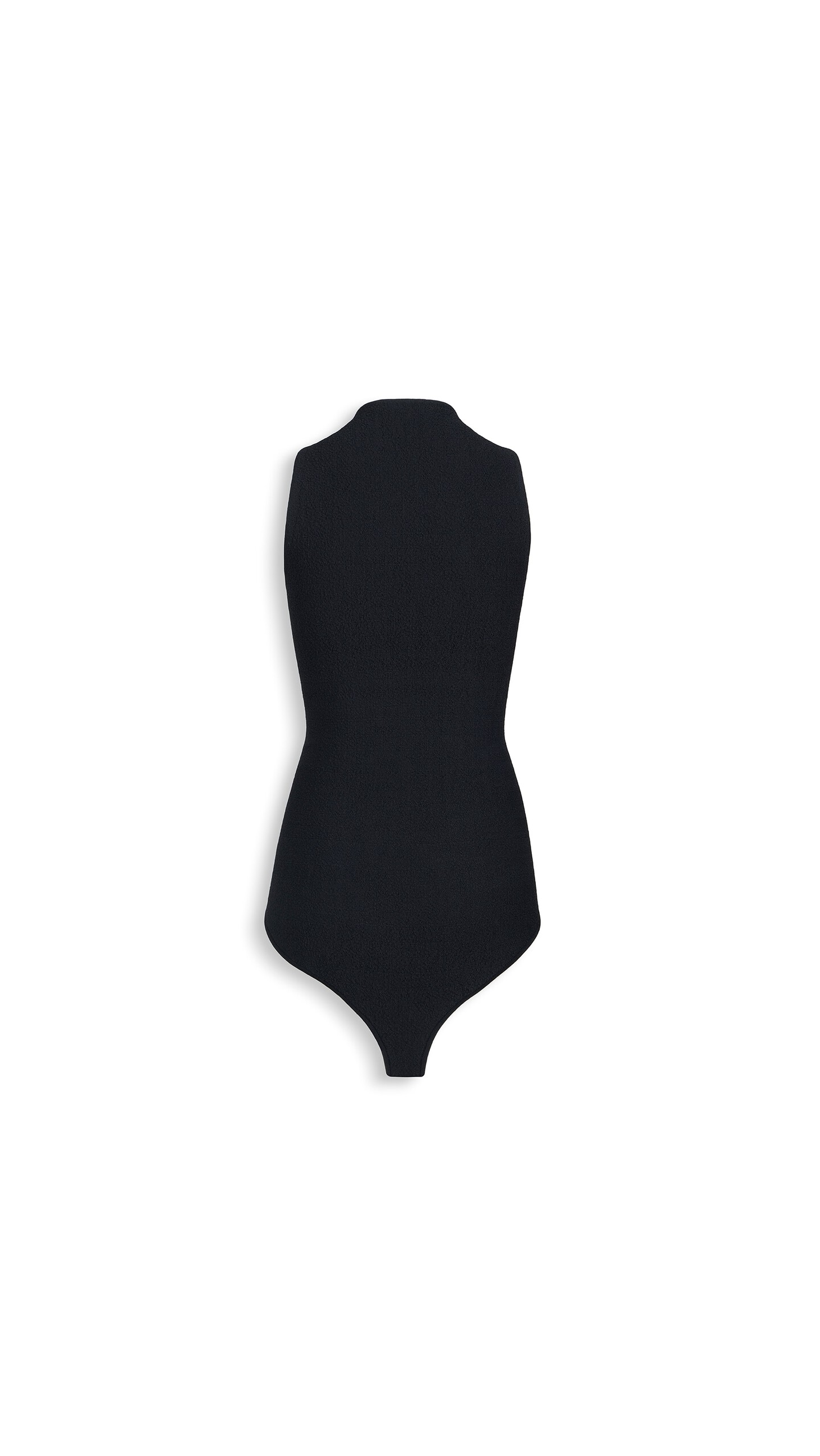 ALA&Iuml;A CROSS-FRONT KNIT BODYSUIT BLACK - View 2