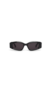 BLACK - ALA&Iuml;A OVAL SUNGLASSES