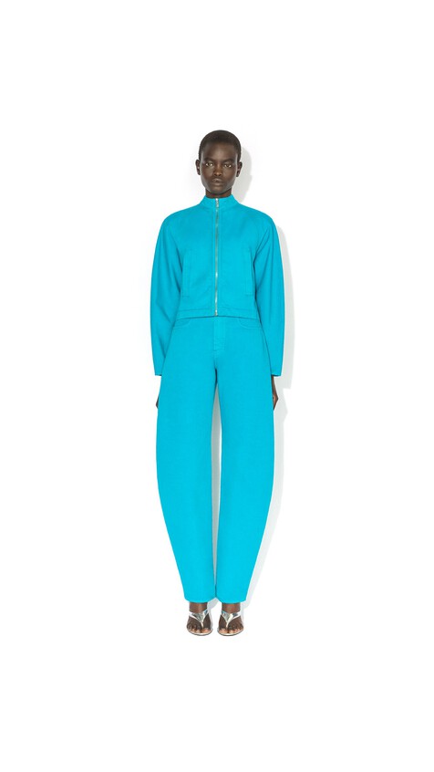 ALA&Iuml;A ROUND DENIM PANTS  - View 2