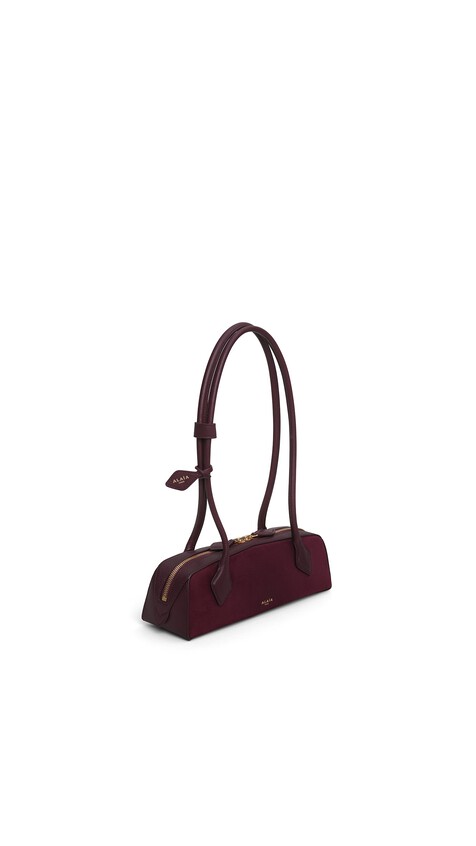 LE TECKEL SMALL BI-MATERIAL BAG IN LEATHER