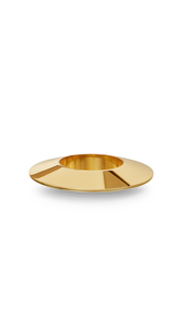 YELLOW GOLD METALS - ALA&Iuml;A LARGE BLADE BANGLE