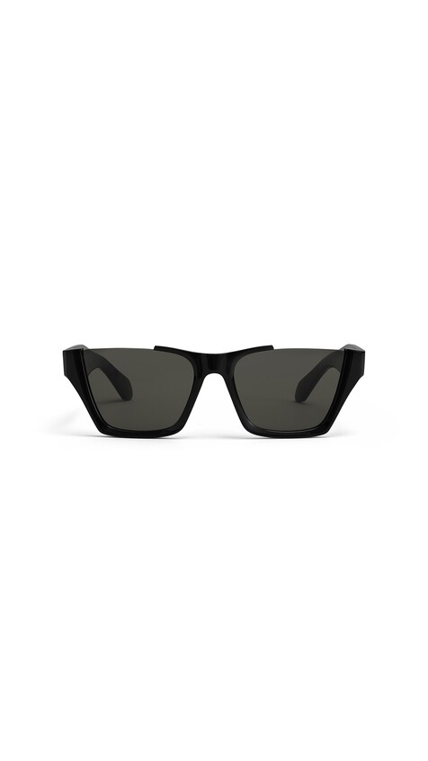 ALA&Iuml;A RECTANGULAR SUNGLASSES BLACK