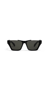 BLACK - ALA&Iuml;A RECTANGULAR SUNGLASSES