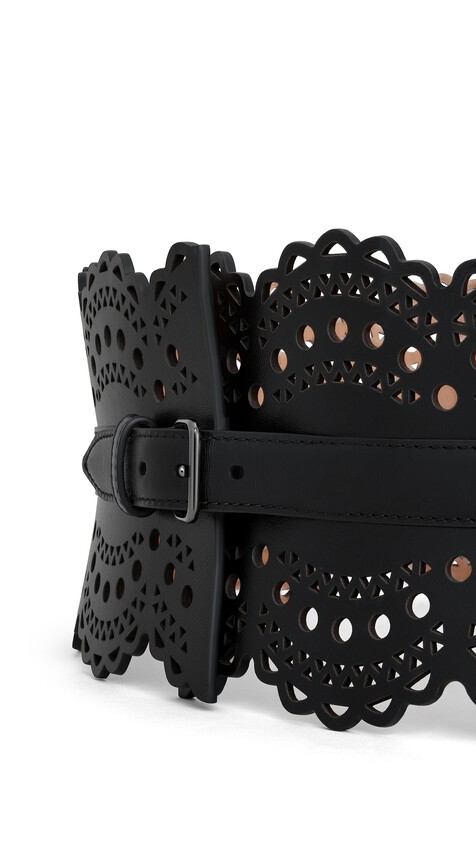 BUSTIER BELT IN VIENNE WAVE CALFSKIN