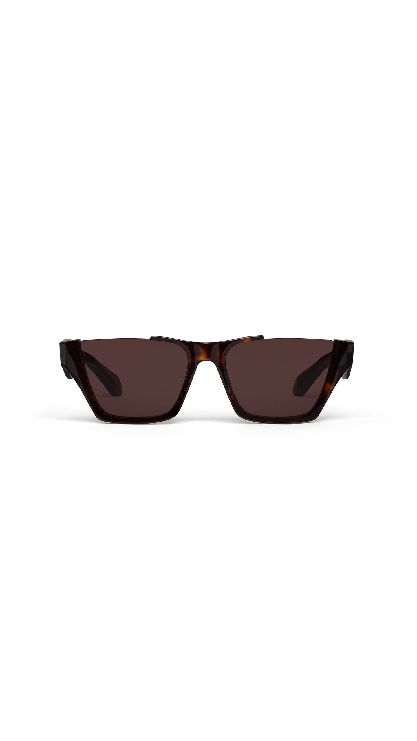 ALA&Iuml;A RECTANGULAR SUNGLASSES HAVANA/BROWN