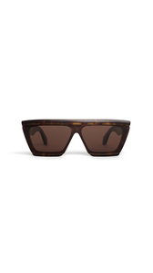 HAVANA/BROWN - ALA&Iuml;A MASK SUNGLASSES
