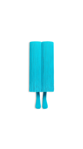 TURQUOISE - ALA&Iuml;A HIGH FRINGED SOCKS