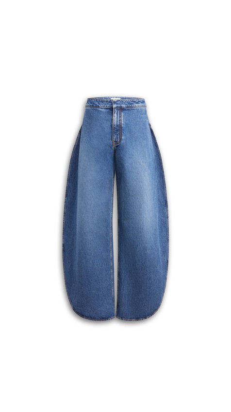 PETAL JEANS IN STONE DENIM