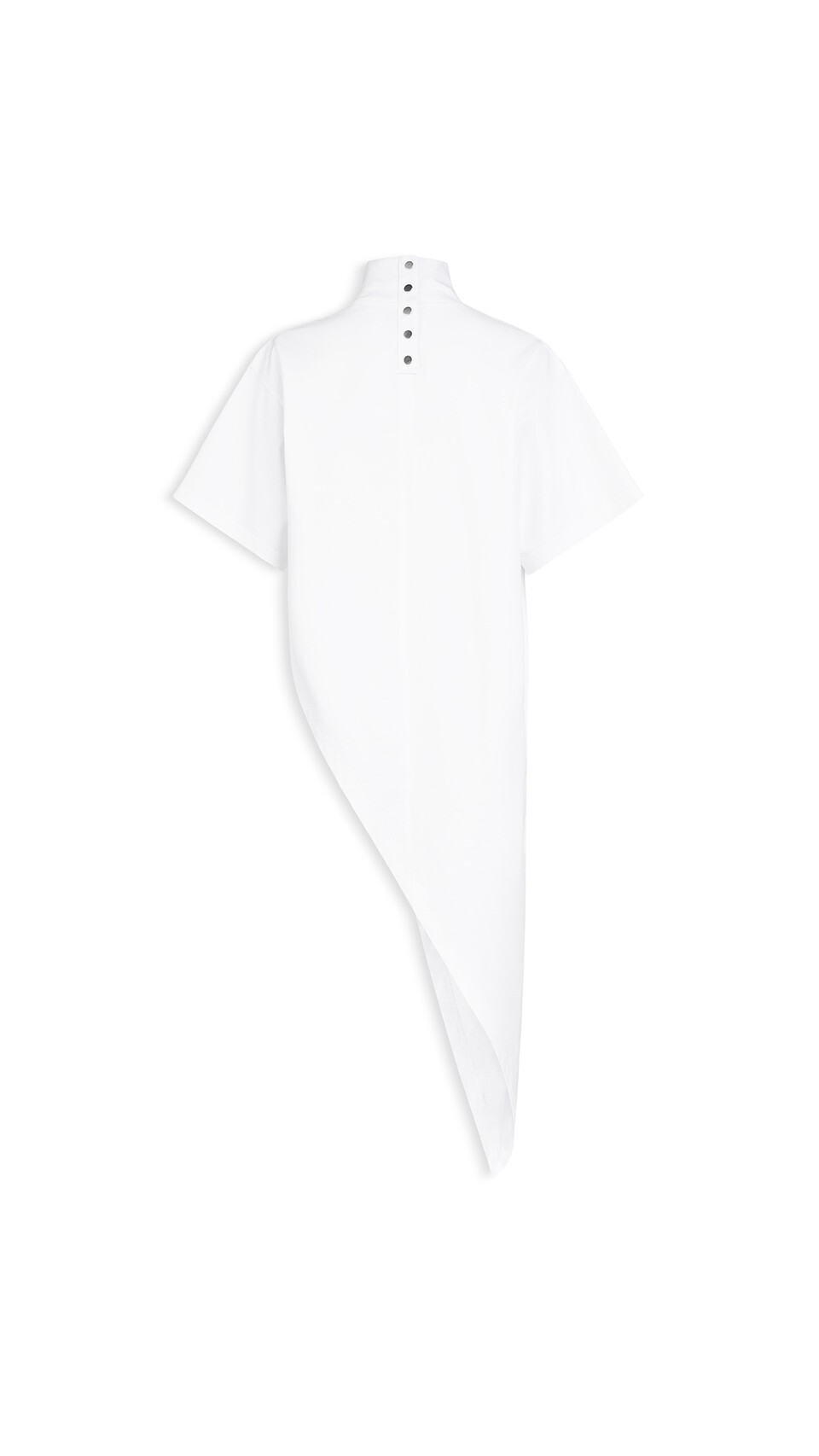 ALA&Iuml;A TRIANGLE COTTON JERSEY T-SHIRT WHITE - View 5