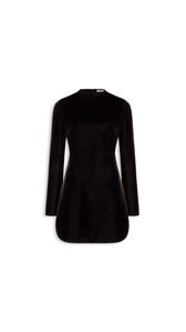 EBENE - ALA&Iuml;A VELVET MINI DRESS