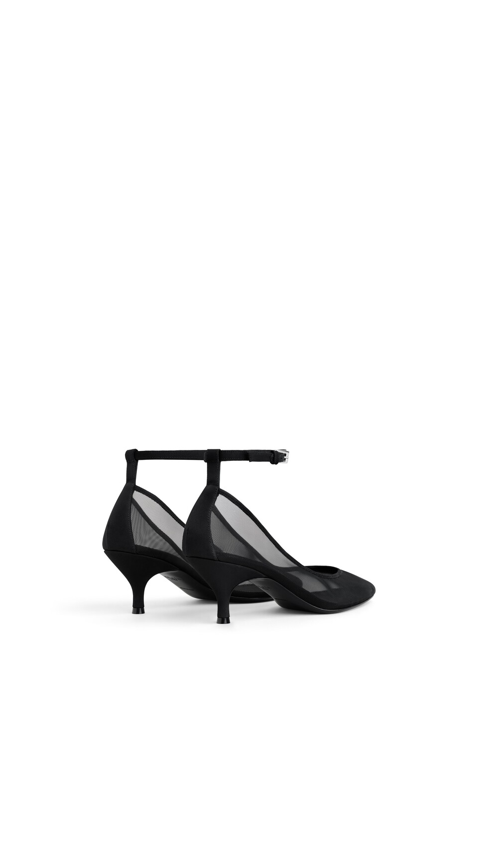 ALA&Iuml;A STRAPPY PUMPS IN MESH BLACK - View 3