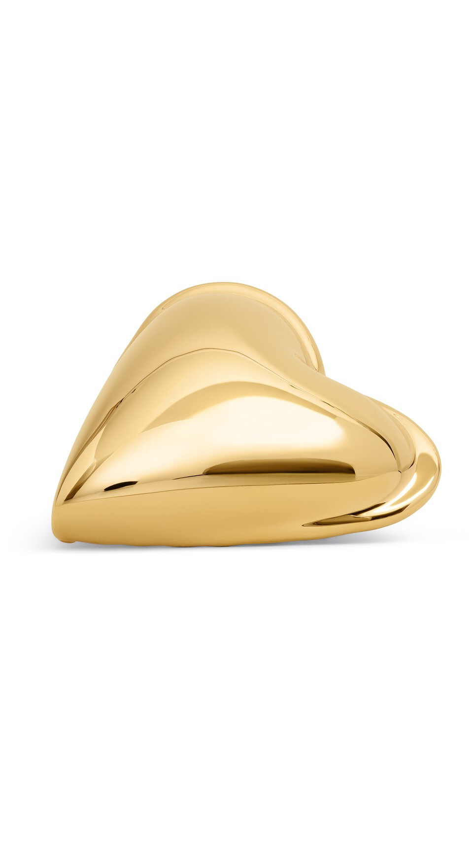 ALA&Iuml;A LE C&OElig;UR BOMB&Eacute; EARRINGS YELLOW GOLD METALS - View 3