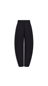 BLACK - ALA&Iuml;A ROUND TAILORED PANTS