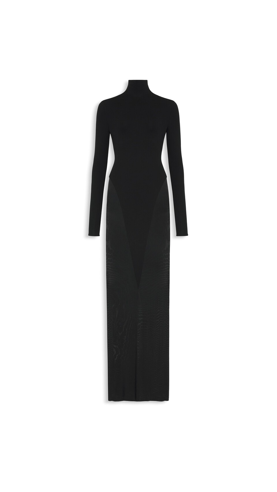 ALA&Iuml;A BODYKLEID AUS JERSEY ALAIA SCHWARZ