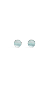 PALE GREEN - ALA&Iuml;A SPHERE EARRINGS