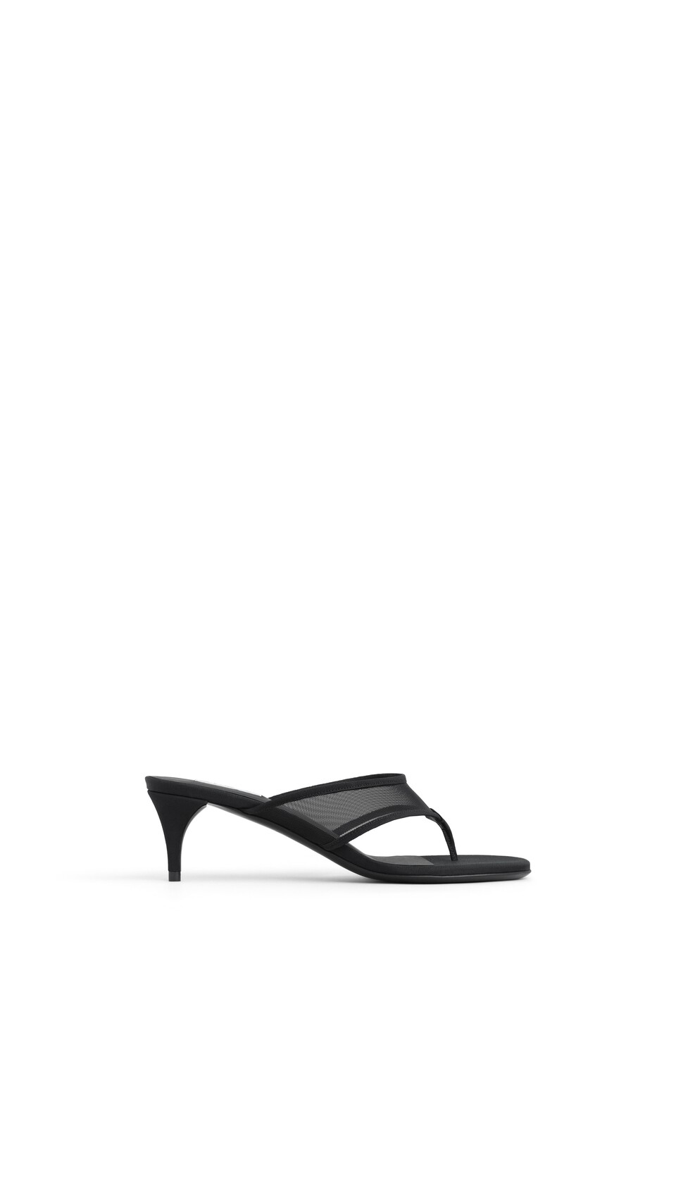 ALA&Iuml;A MULES TONG IN MESH BLACK