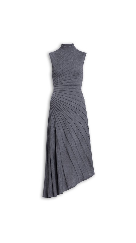 ASYMETRIC WOOL DRESS