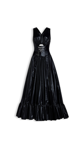 BLACK - ALA&Iuml;A DEESSE NYLON DRESS