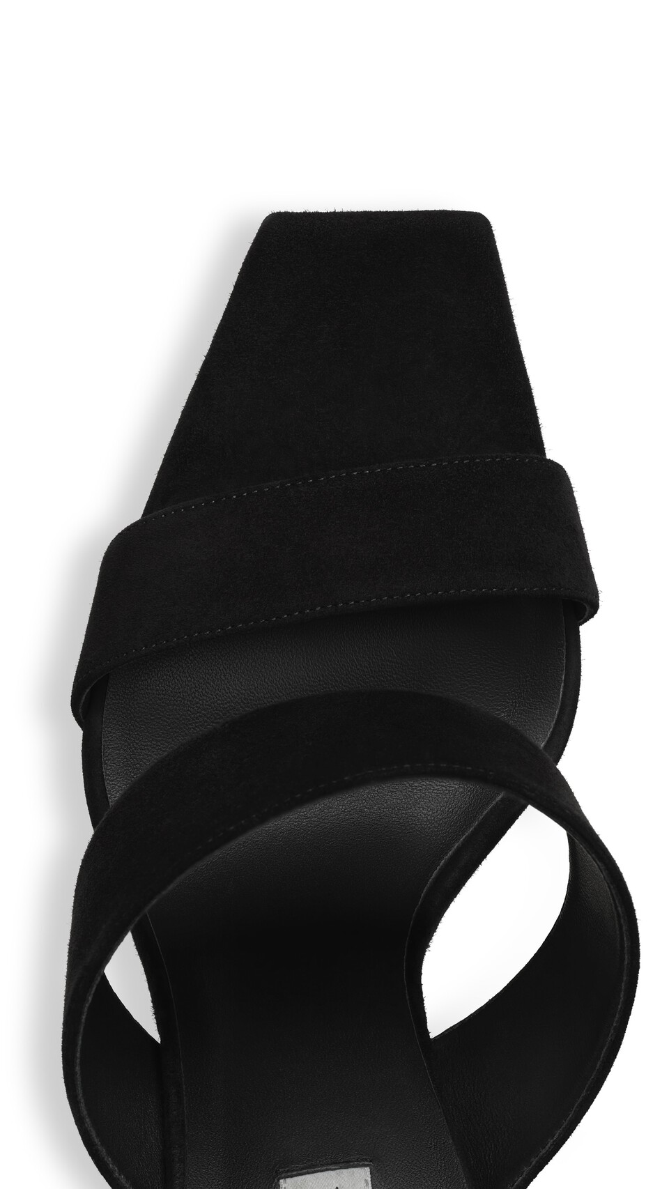 ALA&Iuml;A WAVE MULES IN SUEDE BLACK - View 4