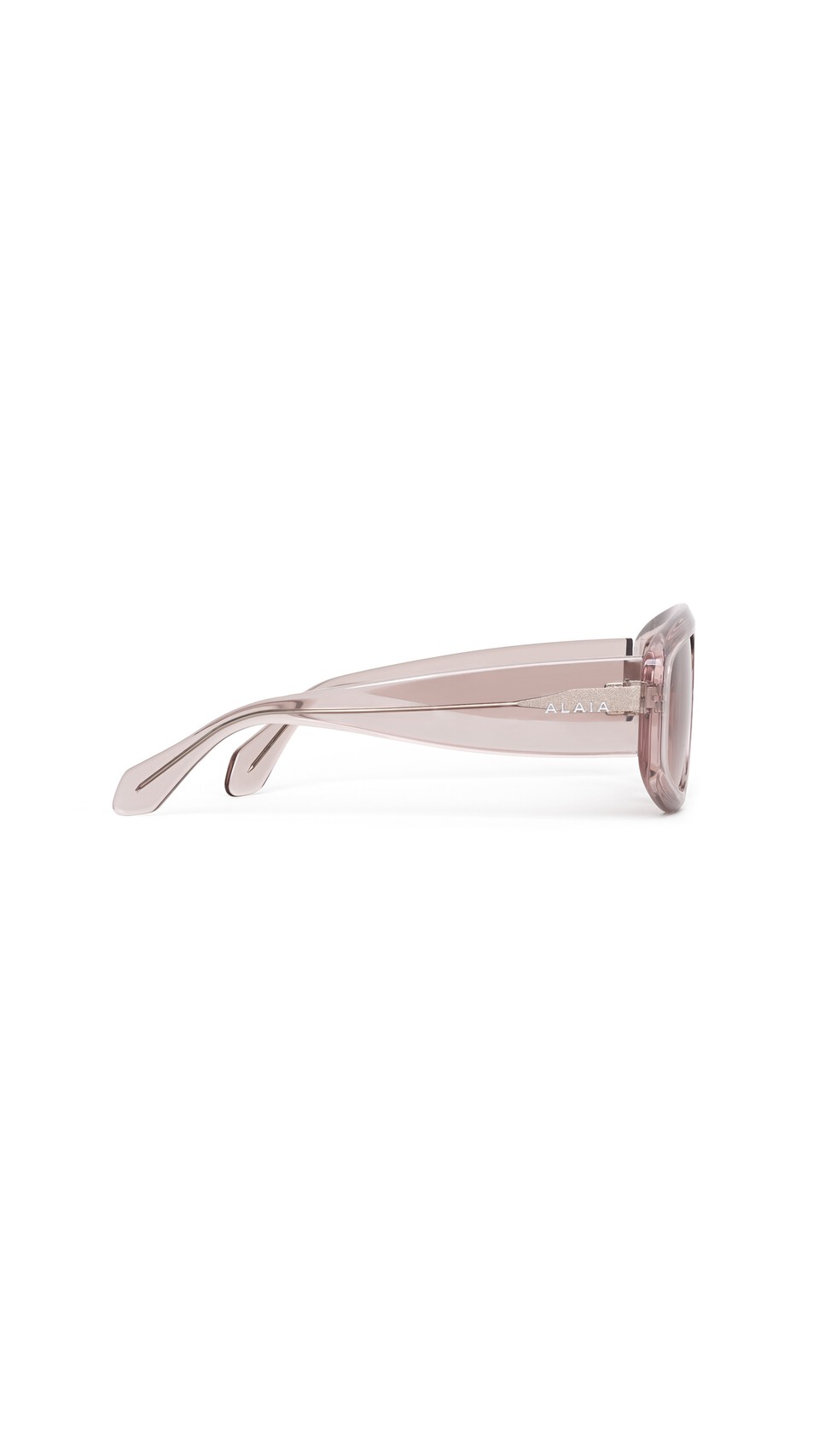 ALA&Iuml;A AVIATOR MASK SUNGLASSES BROWN/CARAMEL - View 2