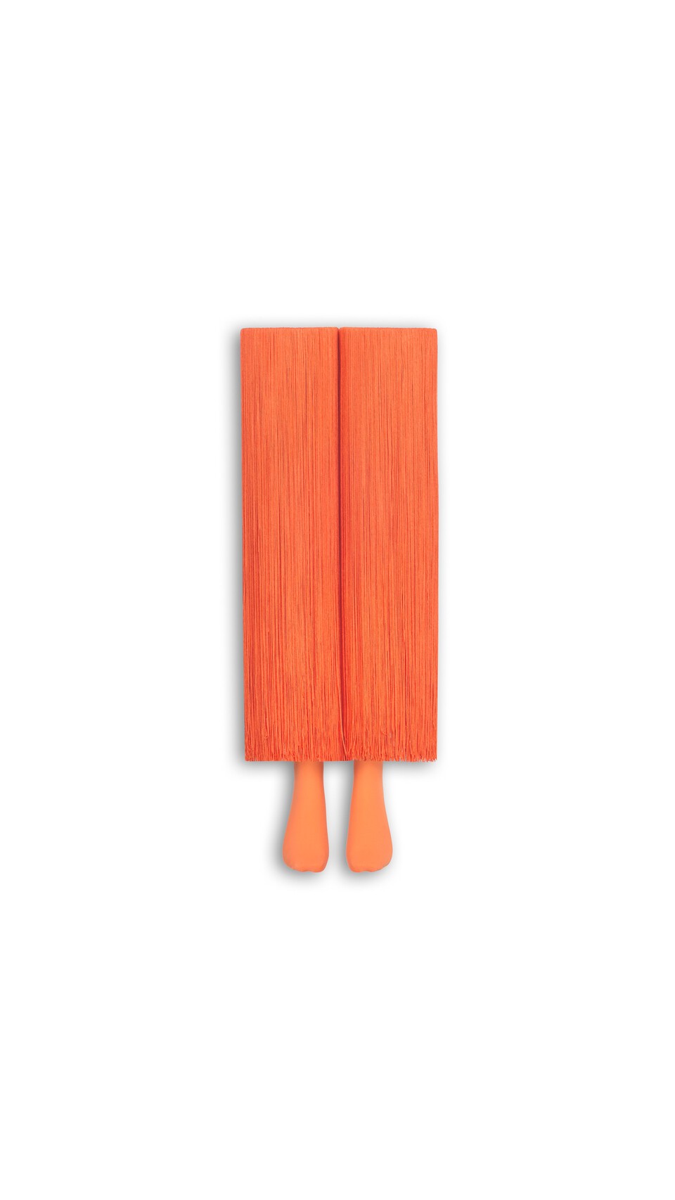 ALA&Iuml;A HIGH FRINGED SOCKS ORANGE