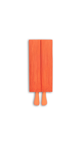 ORANGE - ALA&Iuml;A HIGH FRINGED SOCKS