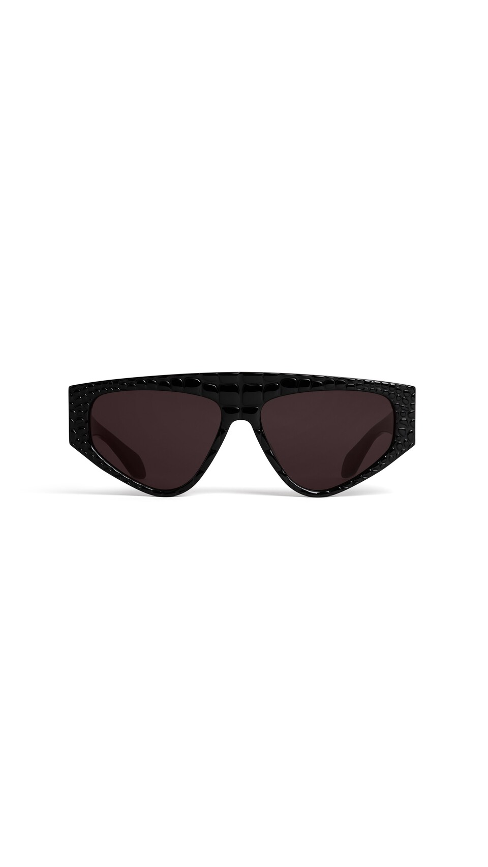 ALA&Iuml;A AVIATOR MASK SUNGLASSES BLACK