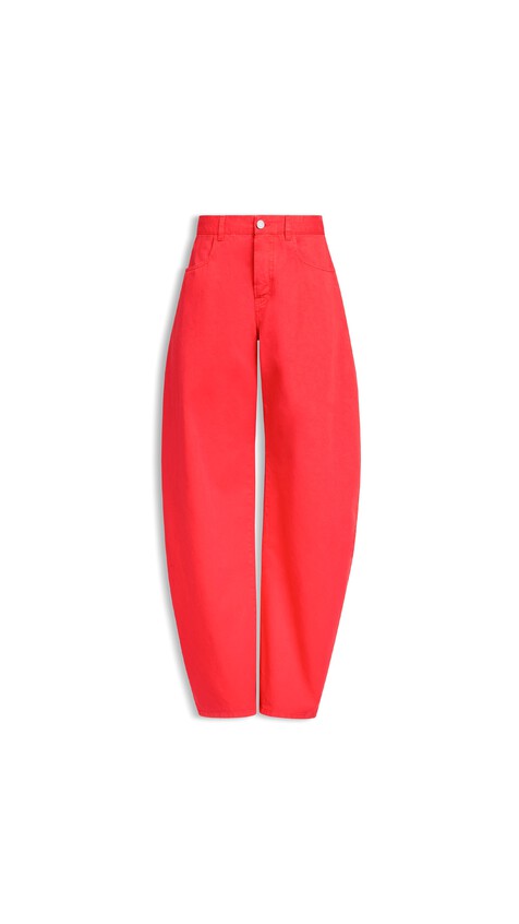 ALA&Iuml;A ROUND DENIM PANTS 